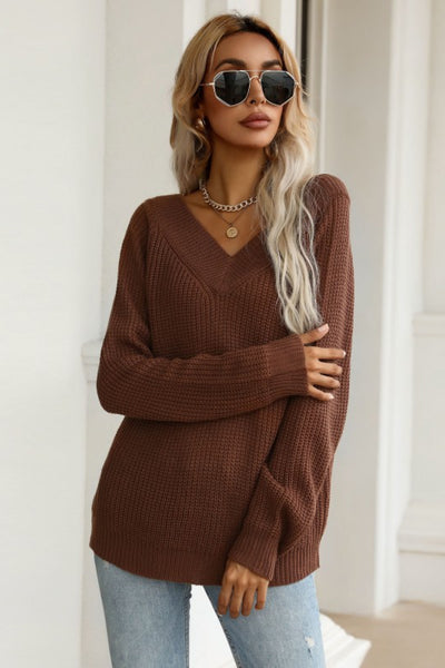 V-Back V-Neck Sweater