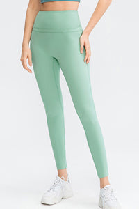 Exposed Seam High Waist Yoga Leggings