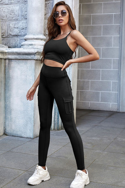 High Waist Leggings with Pockets