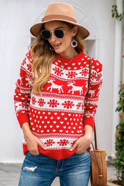 Christmas Round Neck Sweater