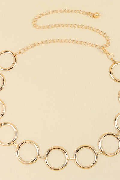 Circle Ring Chain Belt