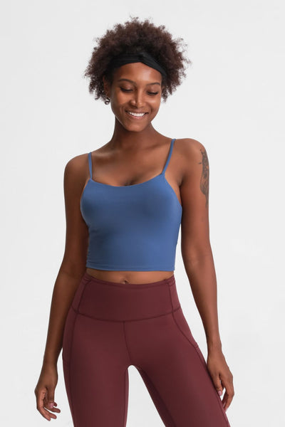 Feel Like Skin Scoop Neck Sports Cami