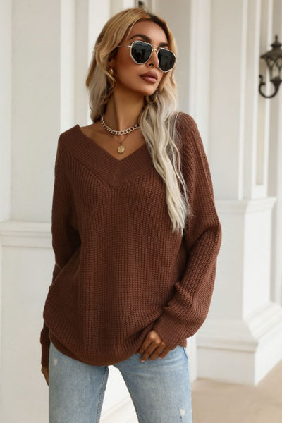 V-Back V-Neck Sweater