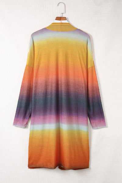 Gradient Open Front Longline Top