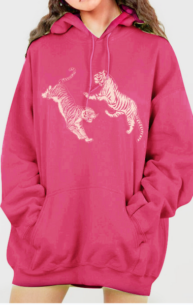 Simply Love Simply Love Full Size Dropped Shoulder Tiger Graphic Hoodie