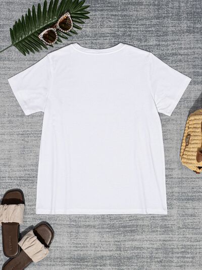 HAPPY VALENTINE'S DAY Round Neck Short Sleeve T-Shirt