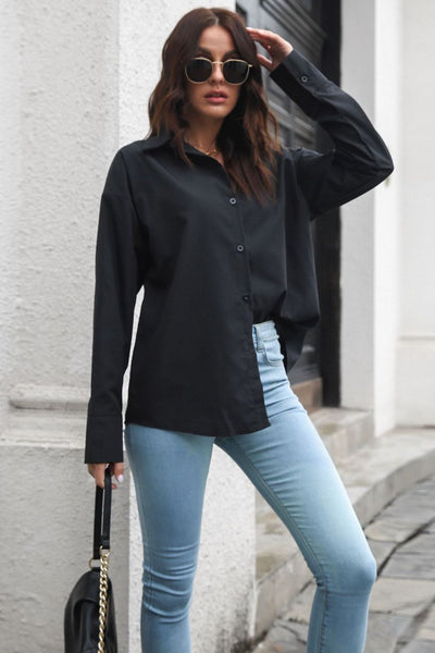 Dropped Shoulder Longline Shirt