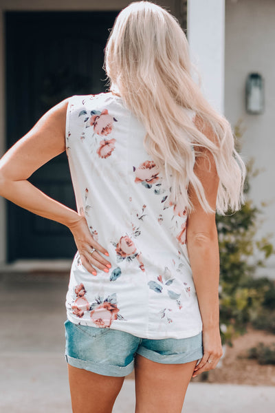 Floral Print Tank Top