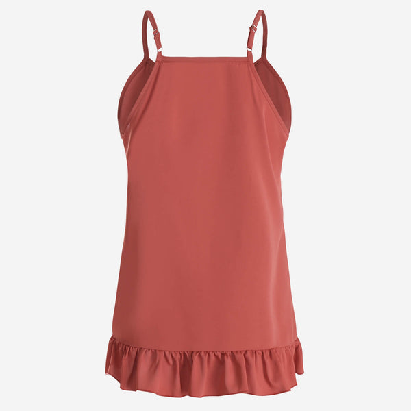 Ruffled V-Neck Cami