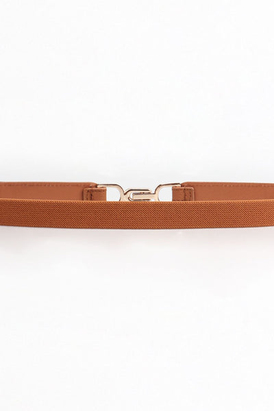 Alloy Buckle Elastic Belt