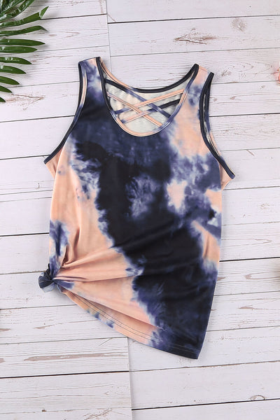 Reverse Tie Dye Tank