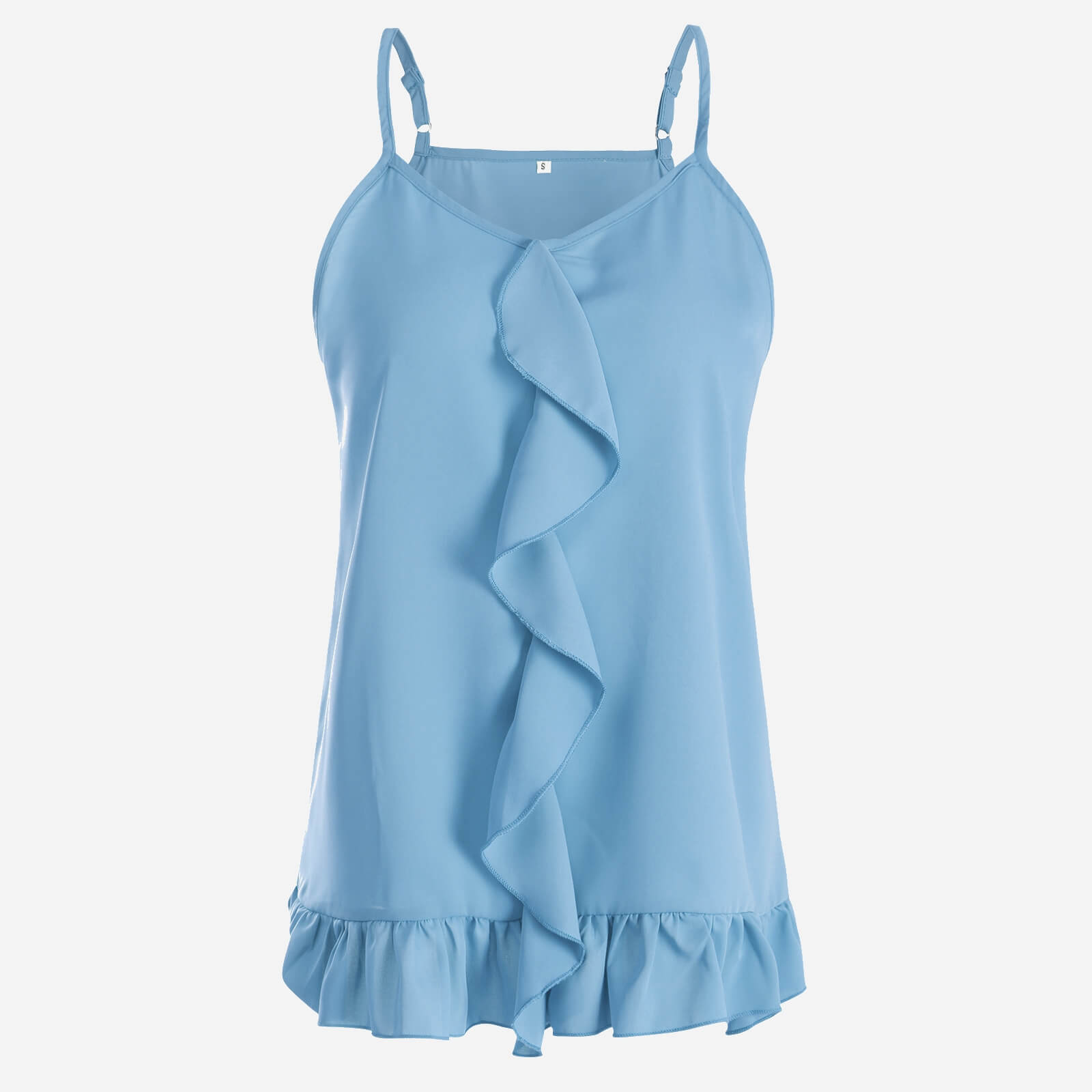 Ruffled V-Neck Cami